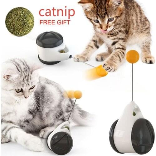 Smart Cat Toy With Wheels Automatic No Need Recharge Cat Toys Interactive Rotating Toys For Cats Funny Not Boring Cat Supplies