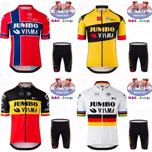 Bicycle Children Clothes Kids Cycling Jersey Set Children Bike Clothing Boys girls Summer bikes sportwears Ropa Ciclismo Child
