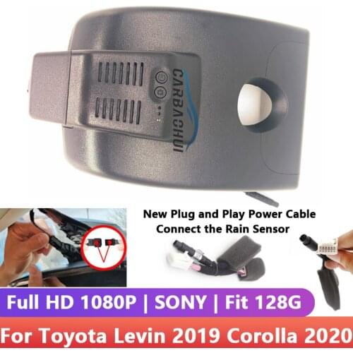 Plug and play Car Wifi DVR Driving Video Recorder HD Car Front Dash Cam APP Control Function For Toyota Levin 2019 Corolla 2020