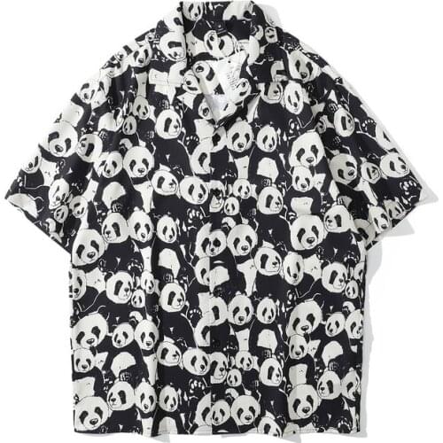 Hip Hop Vintage Cuban Collar Hawaiian Shirt Men Summer Floral Short Sleeve Stylish Casual Women Shirts Camisa Social Masculina