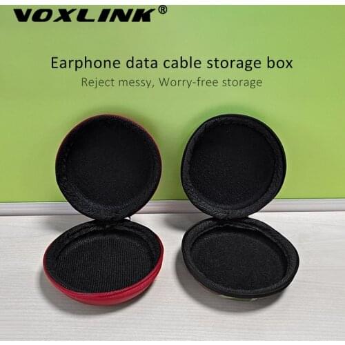 VOXLINK Hot sale waterproof storage zipper headset storage bag for Headphone memory card flash drive USB cable All small items