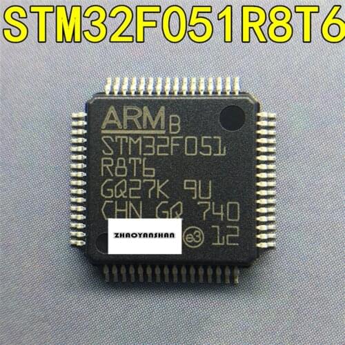10pcs X STM32F051R8T6 STM32F051 LQFP64 NEW Free SHipping