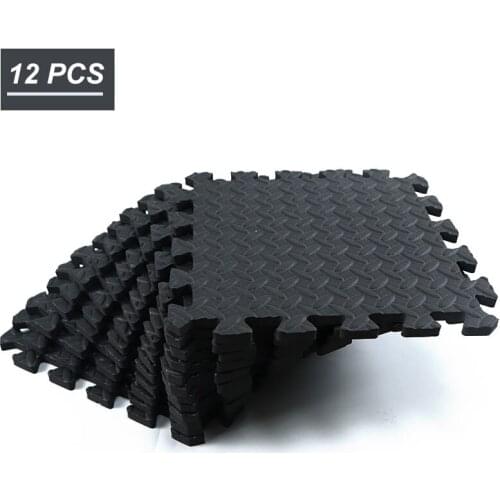 12PCS 30*30cm EVA Leaf Grain Floor Mats Non-slip Shock Splicing Floor Mat Climbing Pad Foam Puzzle Play Mat Thicken Home Carpet