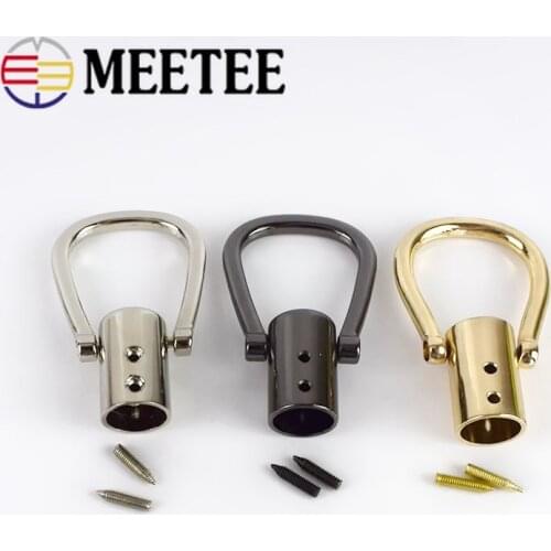 4/8pcs 12mm Bag Buckles Tassel Cap Clasp Handbag Handle Straps Buckle Hooks Bags Connector Hanger DIY Accessories