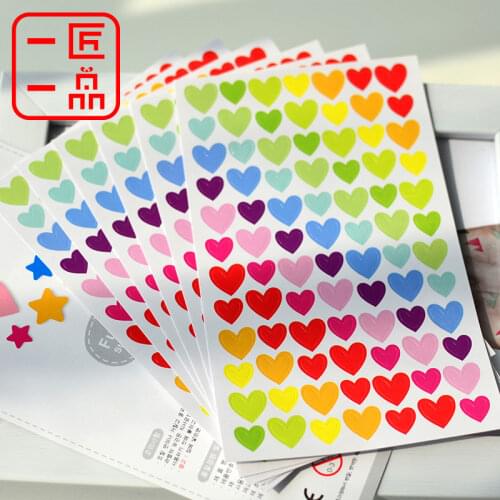 6 pcs/pack stationery stickers Adhesive paper stickers aesthetic in notebook Scrapbooking christmas goods