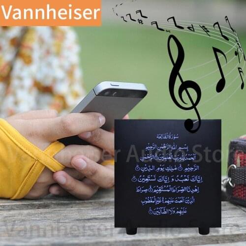 Bluetooth Mini Muslim Quran Cube Speaker Touch Night Light Portable Radio Islam Gift Koran Learn MP3 Player Remote Control