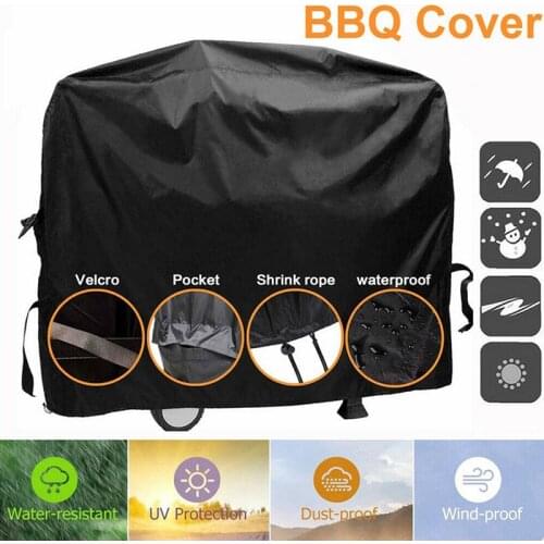 BBQ Cover Outdoor Dust Waterproof Heavy Duty Grill Rain Protective Barbecue
