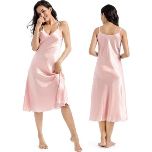 Coruning Women's Satin Nightgowns