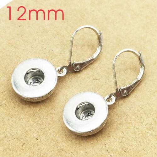 Hot Sale Newest Copper Snap Button Earring (fit 12mm Snaps) Cp602