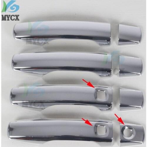 Chrome ABS Door Handle Trim Cover For Toyota Land Cruiser 200 2008 2009 2010 2011 2012 2013 2014 2015 Accessories