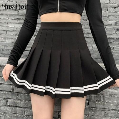 INSDOIT Pleated Skirt