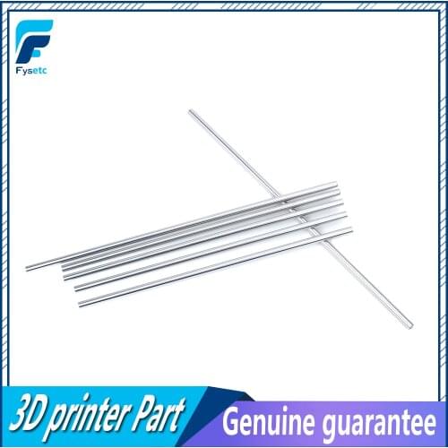 2 Sets Prusa i3 MK3 Hardened Smooth Rods Kit 6pcs 3D Printer Smooth Rod Pack OD 8mm Linear Shaft Optical Axis Chrome Plated