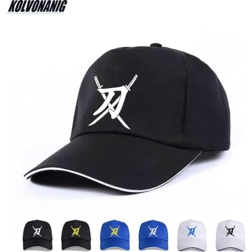 New Fashion Chinese Kanji KATANA Knife Print Baseball Hat for Women Unisex Cotton Adjustable Trucker Cap Mens Dad Hats Sun Caps