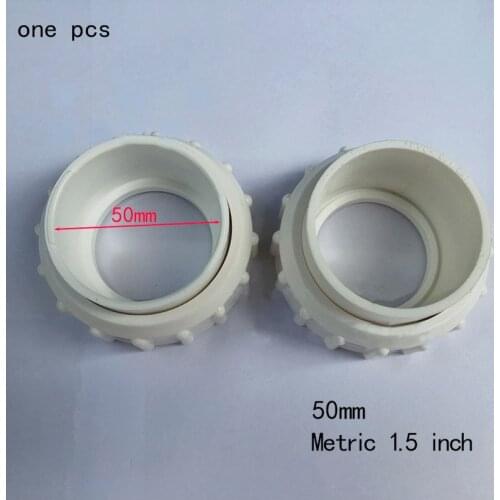 Threaded adapter union fitting for Swimming pool accessories plastic water pipe connectors tube adapters