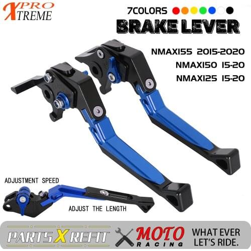 Motorcycle CNC Foldable Handle Adjustable 6 gears Brake Clutch Lever For YAMAHA NMAX125 NMAX150 NMAX155 N-MAX 125 155 2015-2020