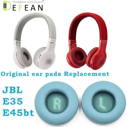 Defean Green Replacement Protein Leather and Memory Foam Ear Pads Cushion for JBL E35 E45bt E45 Bluetooth Wireless Headphone