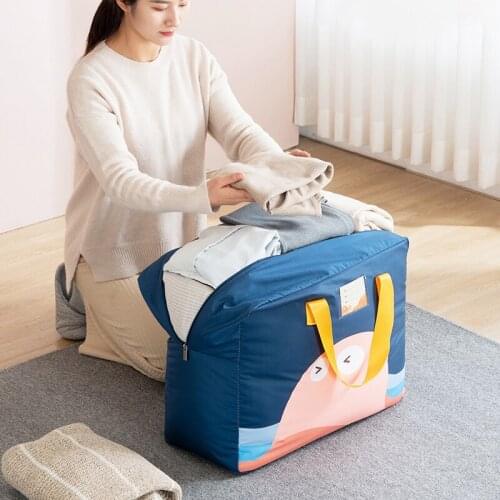 Quilt Storage Bag Foldable Clothes Blanket Sundries Wardrobe Organizer Large Capacity Luggage Packing Bag Home Accessories