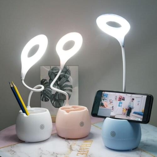 LED Desk Lamps Rechargeable Table Lamp Study Student Office Table Top Lanterns For Reading Office Table Night Light