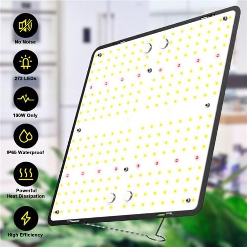 LUXBIRD 100W LED Grow Light Sunlike Full Spectrum Waterproof Heat Dissipation Dimmable Plant Grow Lamp 2.5x2.5ft Coverage Tent