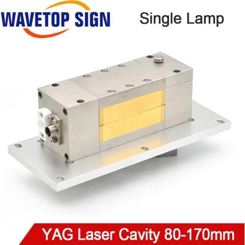 WaveTopSign Single Xenon Lamp Laser Cavity Reflect Cavity Gold Plating Length 80-170mm use for YAG Laser Welding Cutting Machine