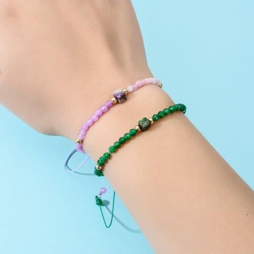 ZMZY Bohemian Cute Natural Stone Ladies Bracelets for Women Wrap Rope Chain Bracelet Handmade Luxury Jewelry Gifts Wholesale