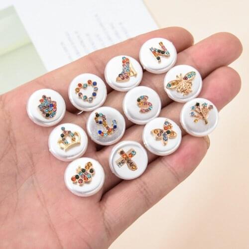 18 Colors Handmade Jewelry Accessories Fashion Temperament Diamond Shell Pendant Necklace Bracelet Earring Pendant