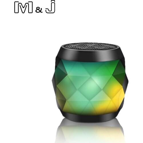 Bluetooth Speaker Column LED Mini Wireless Waterproof Portable Music Loudspeakers Hand-free call For iPhoneX Phone PC with Mic