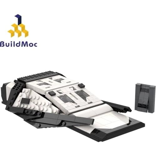 BuildMoc Technical Ship MOC Interstellar Ranger Spaceship Star Administrator Spacecraft Building Blocks Bricks Technician Toys