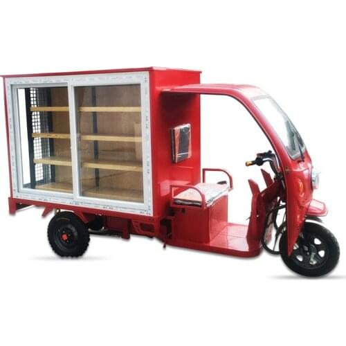 New Design Electric Tricycle For Adults Three Wheels Multifunctional Coffee Beverage Kiosk Bicycle Mobile Food Cart For Sale