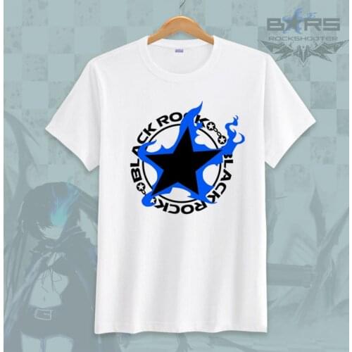Black Rock Shooter Anime Cosplay T Shirt Tops For Men Women Tee Shirt Japan Cartoon Tees Shirt