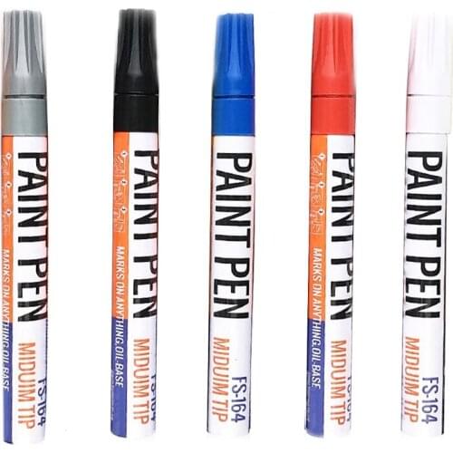 Car Tire Paint Marker Pen Touch Pen Graffiti Pen Sign Waterproof Office Stationery Water Based Premium Markers Fill Dropshipping
