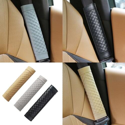 Car Safety Belt Shoulder Protector Pad Soft Shoulder Cushion Protector For Skoda Superb Octavia A7 A5 2 Fabia Rapid Yeti