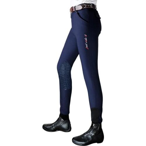 New Spring And Autumn Slim Comfortable Breathable Wear-resistant High-elastic Non-slip Adult Men And Women Riding Breeches