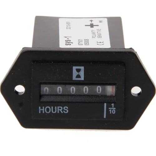 New DC10V-80V Generator Sealed Hour Meter Counter For Boats Trucks Tractors Cars 3XUB