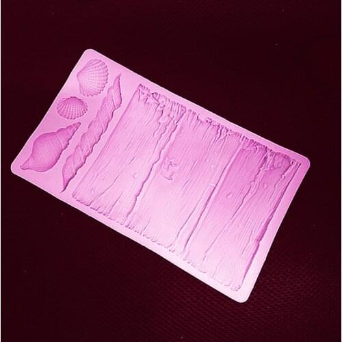 P892 Shell hemp rope chocolate mould silicone Fondant cake decoration mold baking tools