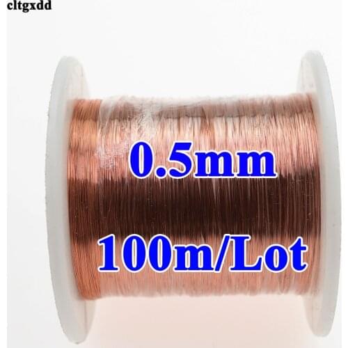 0.5mm 100m/Pc QA-1-155 New Polyurethane Enameled Copper Wire