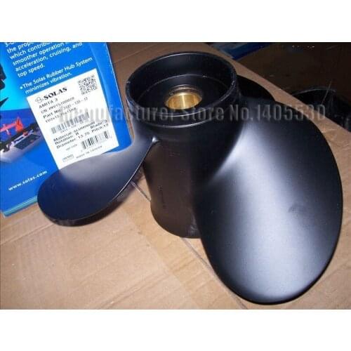 Top quality Stainless Steel Propeller 13" for Yamaha 50-60hp outboard motors 13.8*13 15slots made in Taiwan