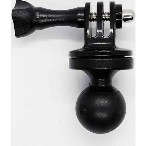 1-Inch Diameter Ball with Custom Adapter for GoPro Hero and Camera DVR