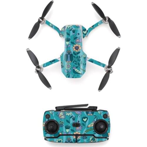 Cool Graffiti Style Skin Sticker for DJI Mavic Mini Drone And Remote Controller Decal Vinyl Skins Cover 4 Styles