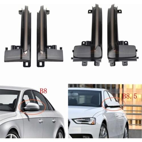 Dynamic Blinker Mirror Light for Audi A3 8P A4 A5 B8 B8.5 A6 C6 4F S6 LED Turn Signal Side Indicator Q3 S8