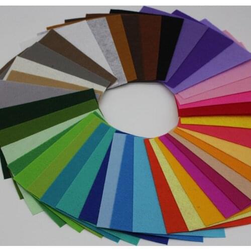 Fabric Pack Cloth Polyester Felt Multicolor Home Decor 40 Colors DIY Handmade Felt DIY Craft Non Woven Sewing