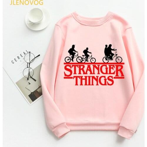 Stranger Things Season 3 Hoodie women Harajuku eleven Sweatshirts femme funny Kawaii Oversized sudadera mujer Hip Hop clothes