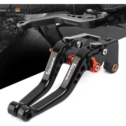 High Quality Motorcycles Short Brake Clutch Levers For Piaggio Vespa GTS 300 250 125 S125 S150 Grantuiismo 125 200 With LOGO