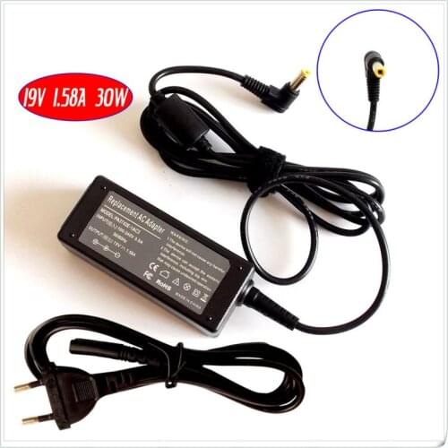 For Toshiba PA-1300-04 PA3743E-1AC3 PA3922U-1ACA Laptop Battery Charger / Ac Adapter 19V 1.58A 30W