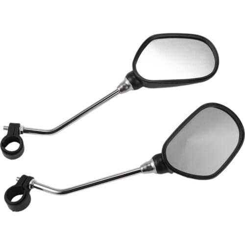 1 Pair Bike Rearview Mirror Safety Bicycle Rear View Glass Mirrors Adjustable Cycling Rearview Left Right Mirror