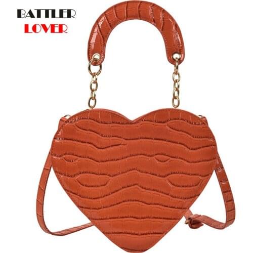 Women Heart Shapes Handbags Candy Color Design Shoulder Bags For Female Fashion Funny Crossbody Purses Ladies New Classic Bucket