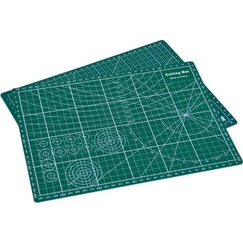 2 Types PVC Cutting Mat Cutting Pad Patchwork Double Printed Self Healing Cutting Mat Craft Quilting Scrapbooking Board 20x30cm