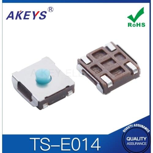 20PCS TS-E014 6.2*6.2 Tact Switch Silicone Button 2mm Diameter Button MINI Touch Switch