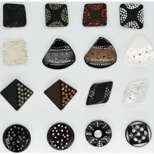 Free shipping craft buttons BIG Handmade decorative rhinestone Resin Buttons,sewing buttons for clothing accessories fur coats