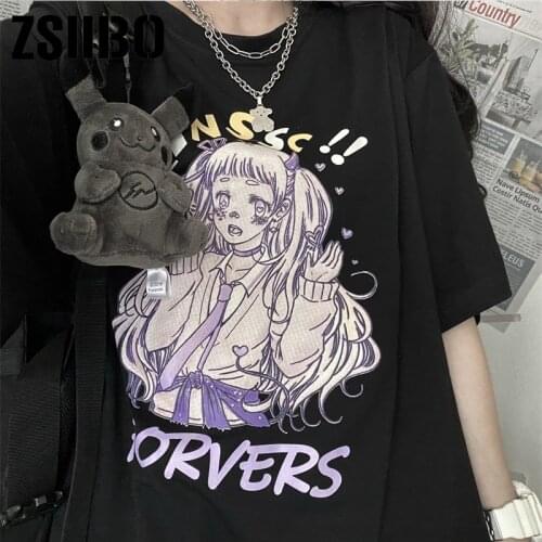 Brandy Short Punk Gothic Tshirt Harajuku Sleeve T Shirt Letter Print Vintage T-shirt Streetwear Oversize tops accessory bratz